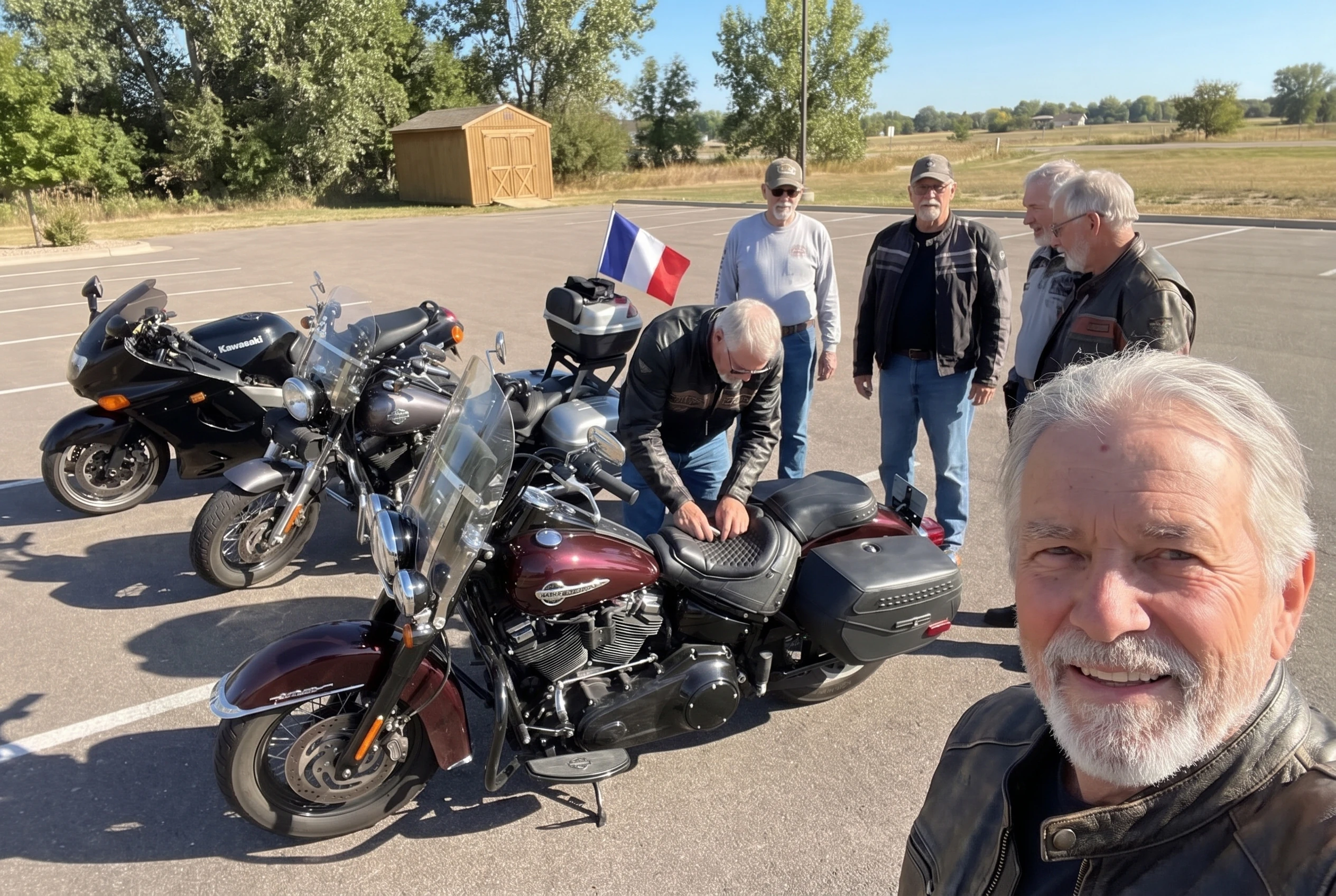 Alain et ses copains de route